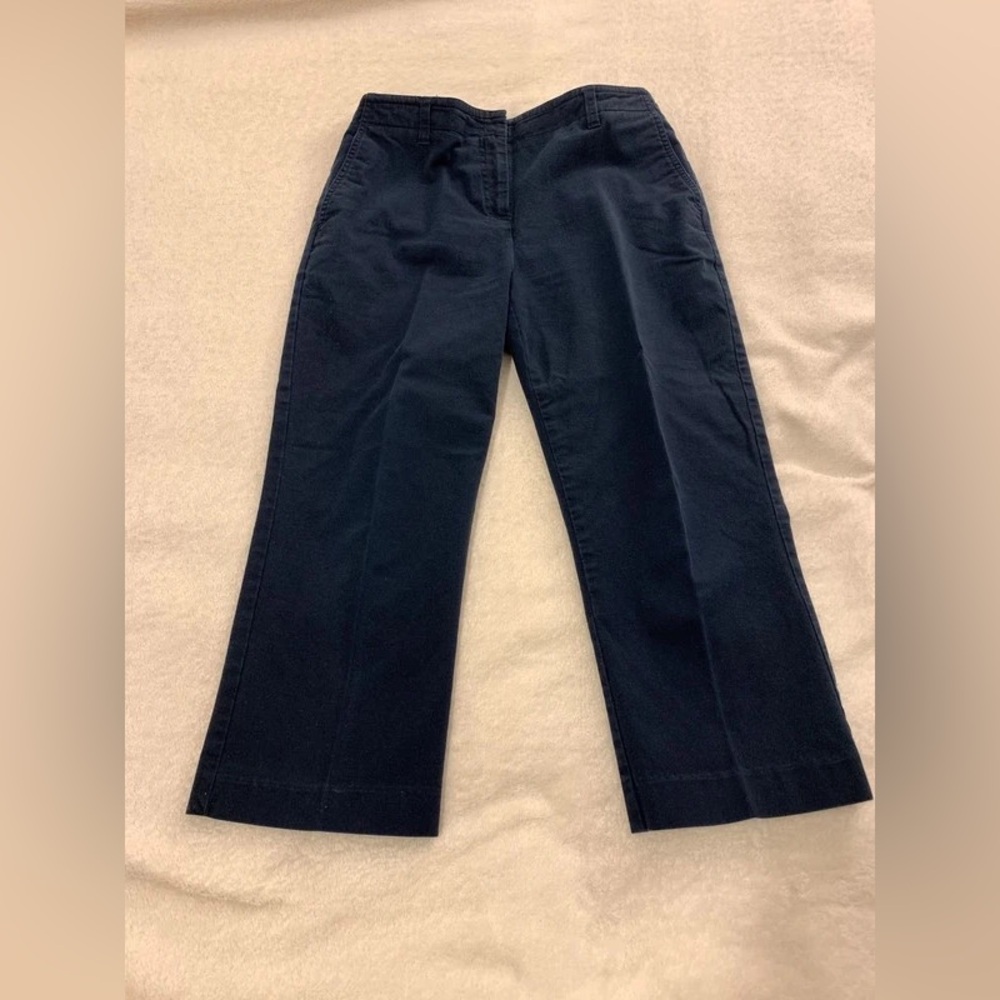Liz Claiborne Dark Navy Capri/Cropped Pants